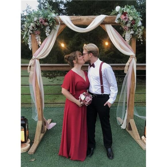 Alizeal Men's Y-Back Adjustable Suspender and Bowtie Set - Picture 4 of 8